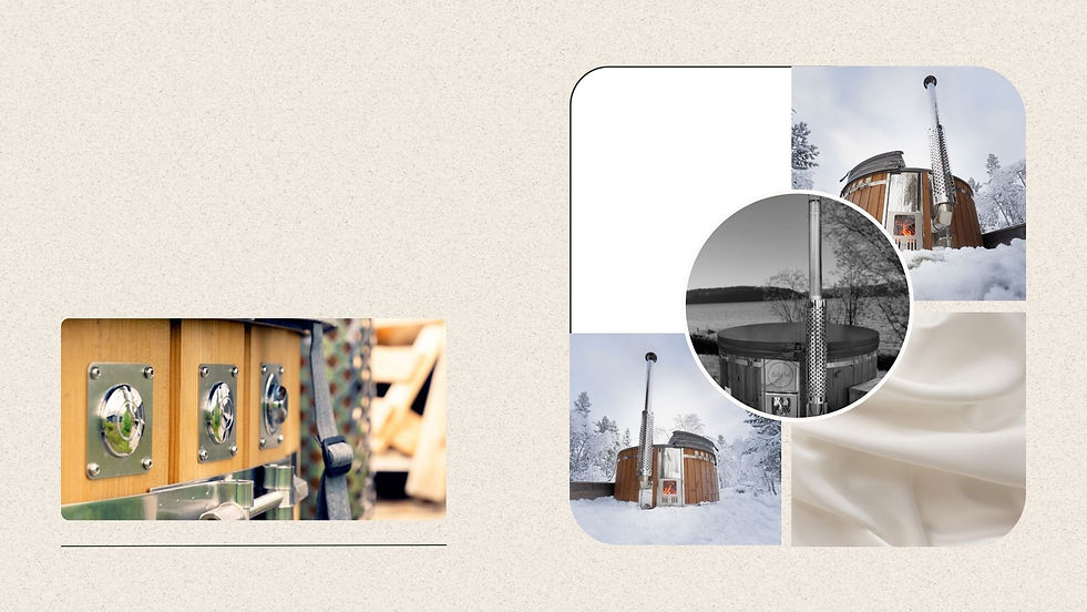 Bilde av noe profesjonell eksempler en av mine prosjekter hvor jeg jobba som innholdsprodusent. Bilder av badestamper i Norge