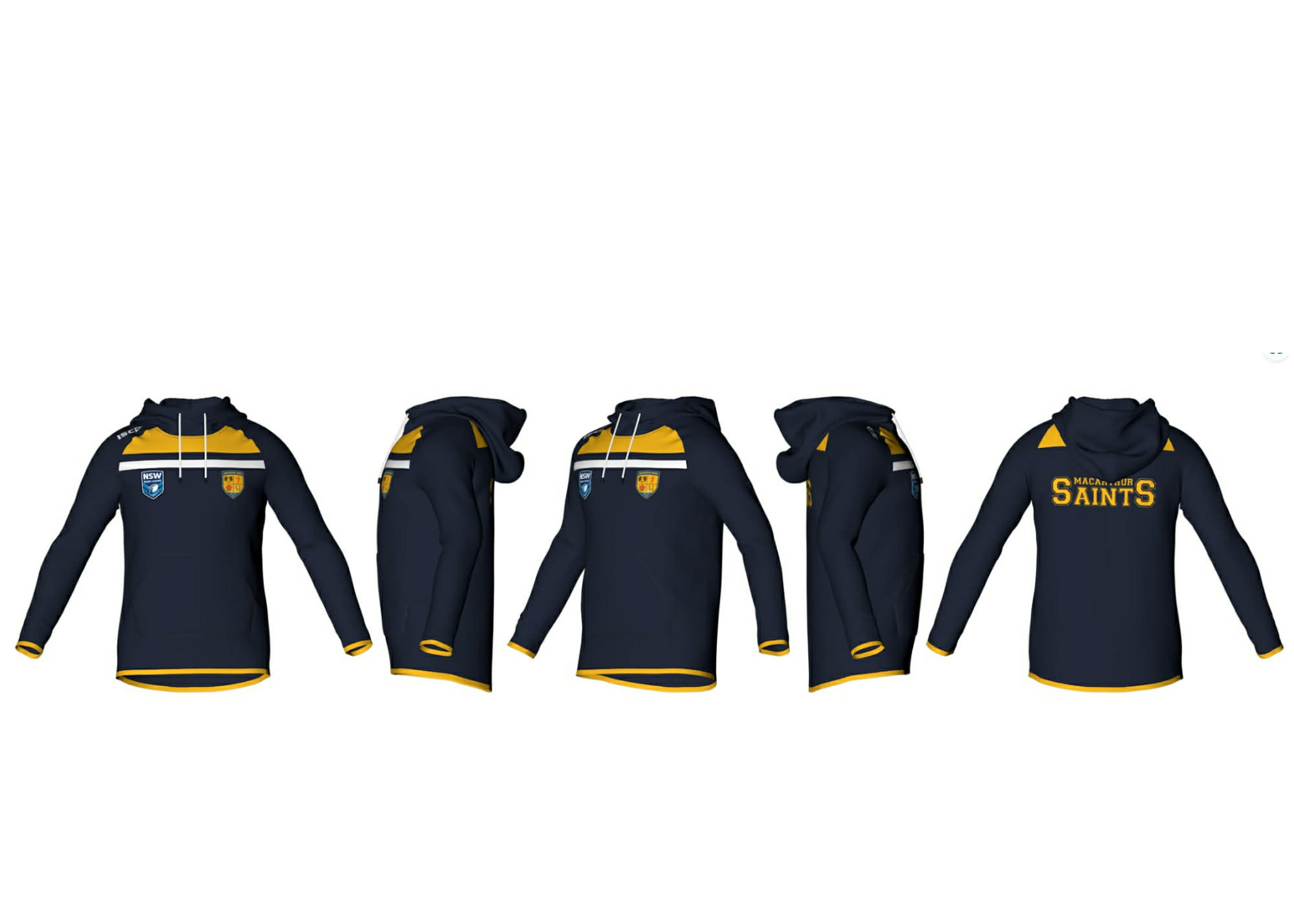 Macarthur Saints JRLFC Sublimated Hoodie