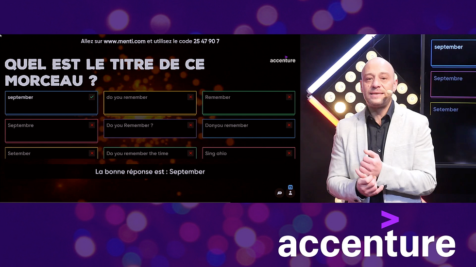 BlindTest Live pour Accenture