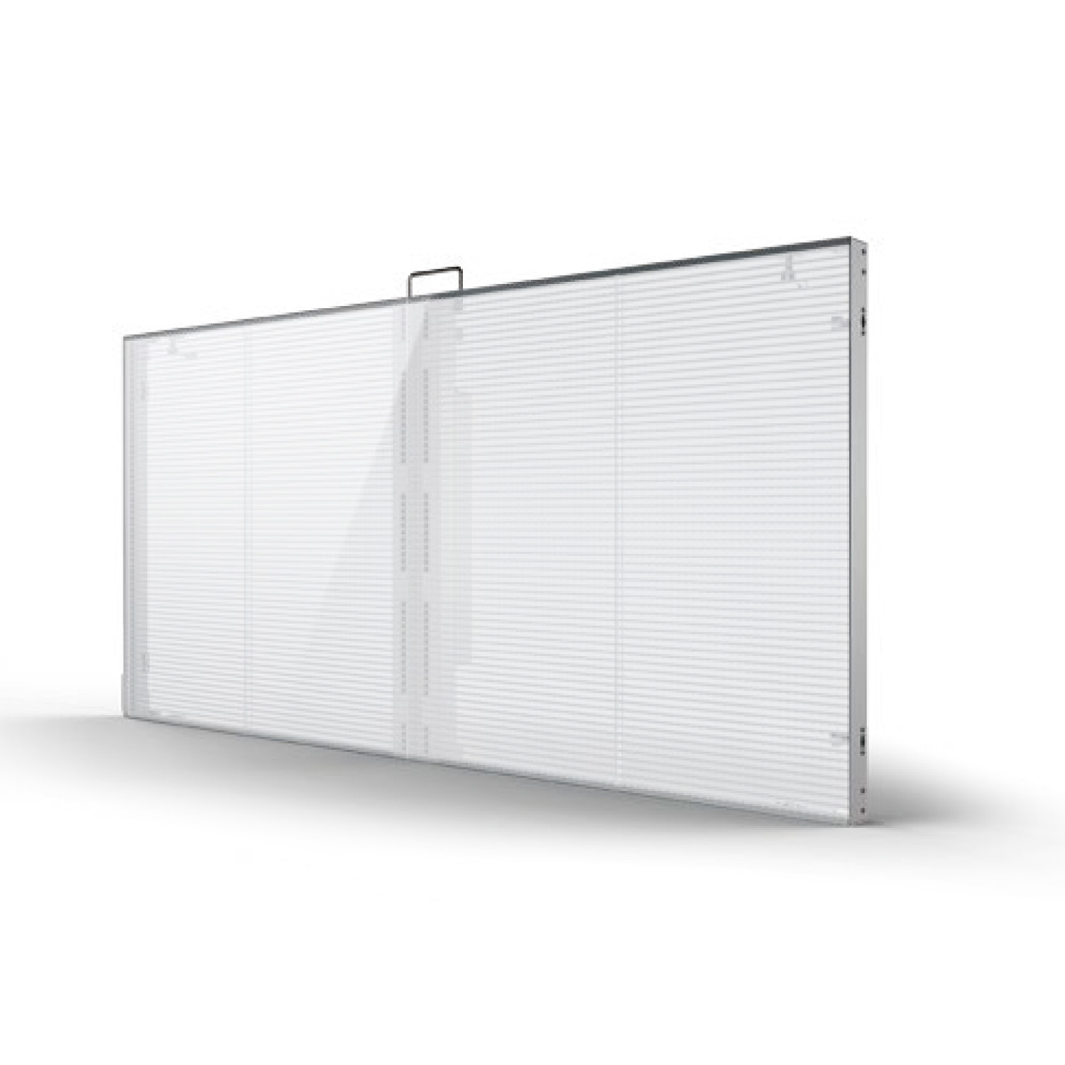 Mur LED transparent interactif jusqu'à 20m de base, dalles IceScreen pitch 3,9/7,8mm, tactilisées avec AirTouch.