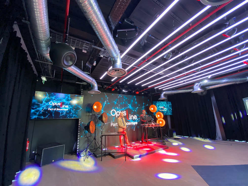 Animations DJ/Quizz Streaming pour ACCENTURE