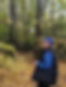 dog walker in woking walking in the woods