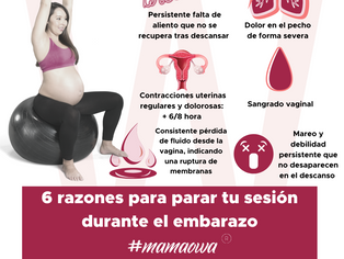 6️⃣ Razones para parar tu sesión durante el embarazo