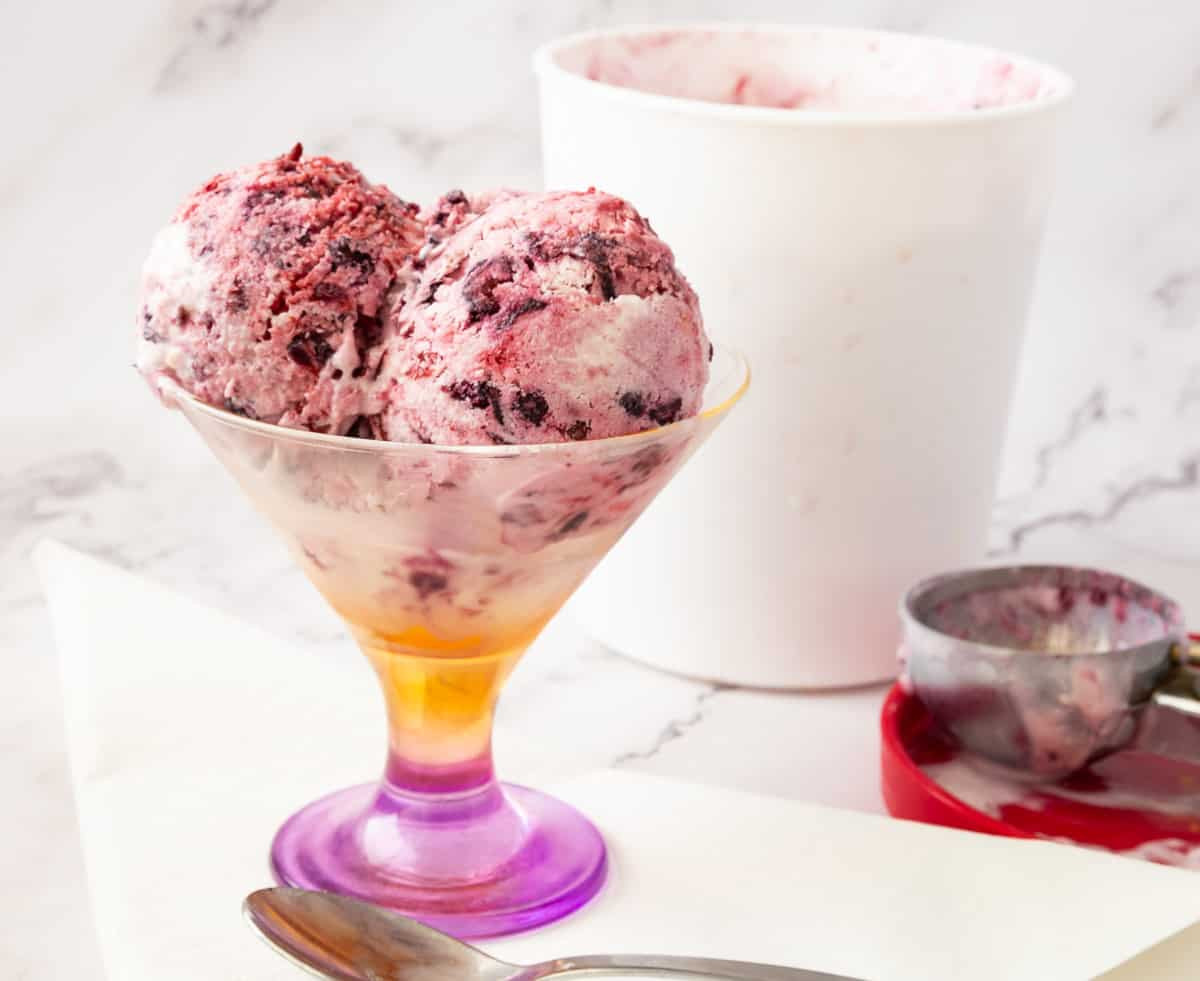 Mixed Berry Ice Cream