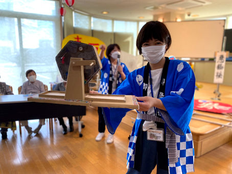デイサービスの夏祭り【ガラポン編】