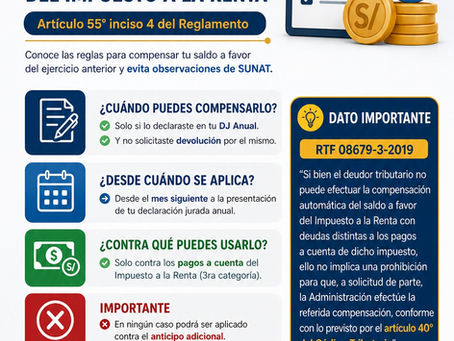 Saldo a favor del IR