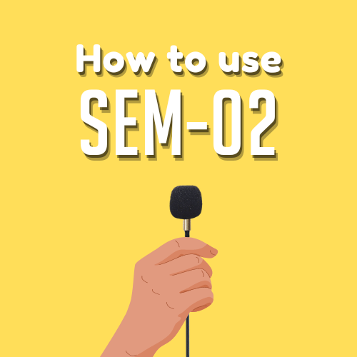 How to use Seruniaudio SEM-02
