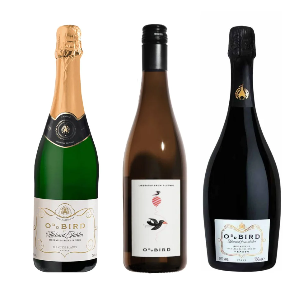 Oddbord bottles of sparkling wine