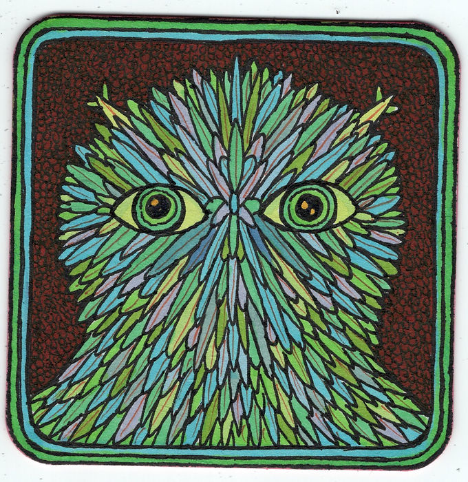 Coasters by Theo Ellsworth - 77 coasters exhibition Switzerland 2025