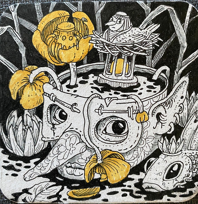 The Mask, coaster  by Olegti