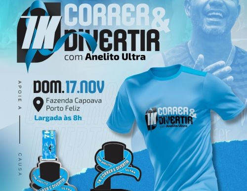 Objetivo de evento esportivo no dia 17 é conscientizar sobre o câncer de próstata