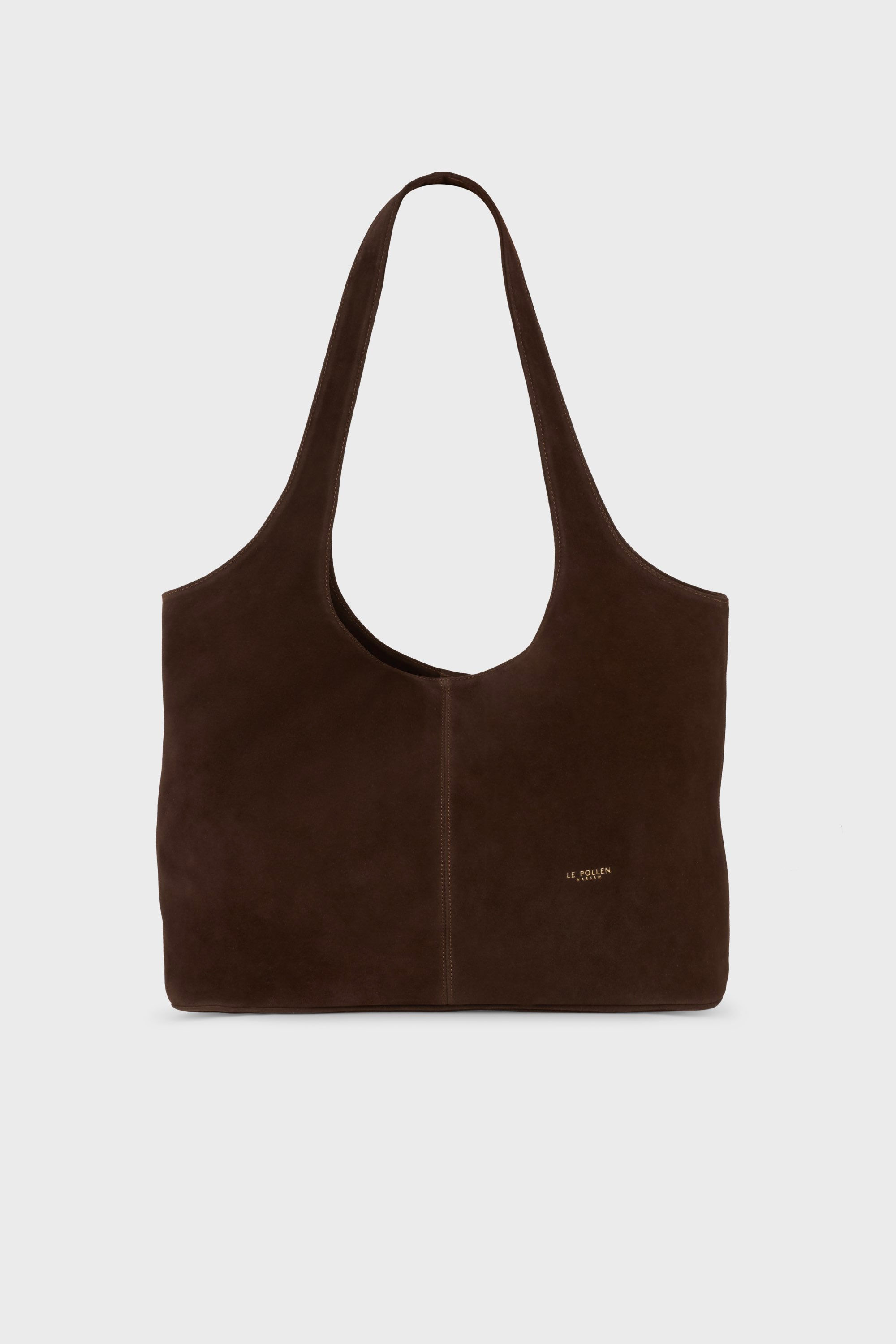 Easy Tote Chocolate Suede