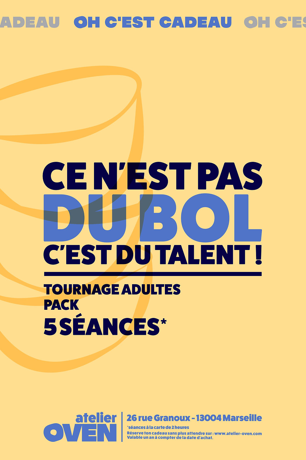 CARTE CADEAU - PACK DE 5 SÉANCES TOUR ADULTES