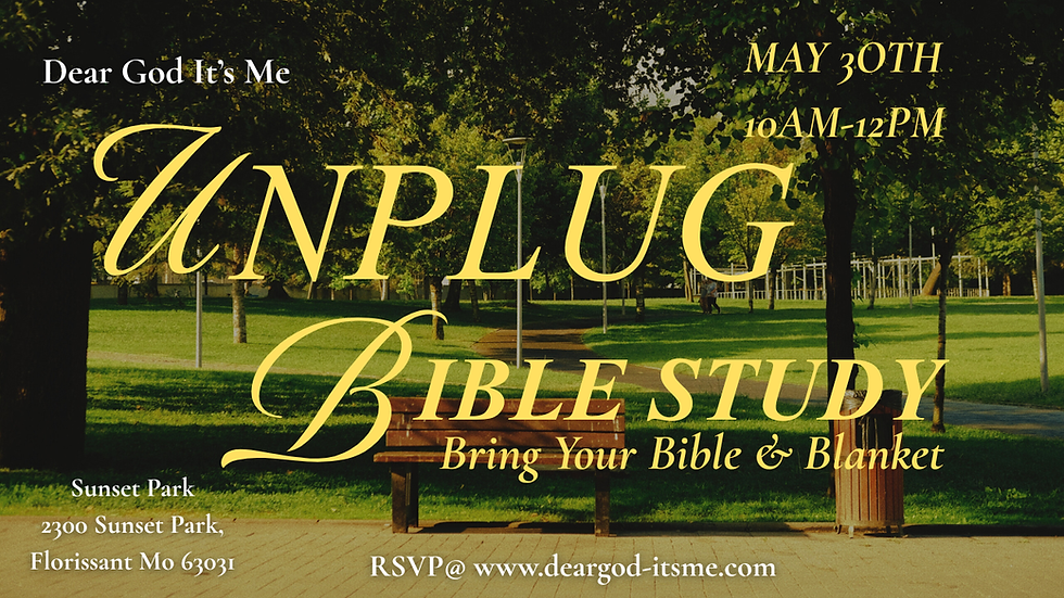 Unplug Bible Study