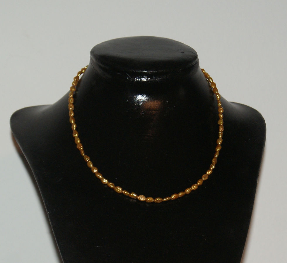 Reiskornperlen-Choker