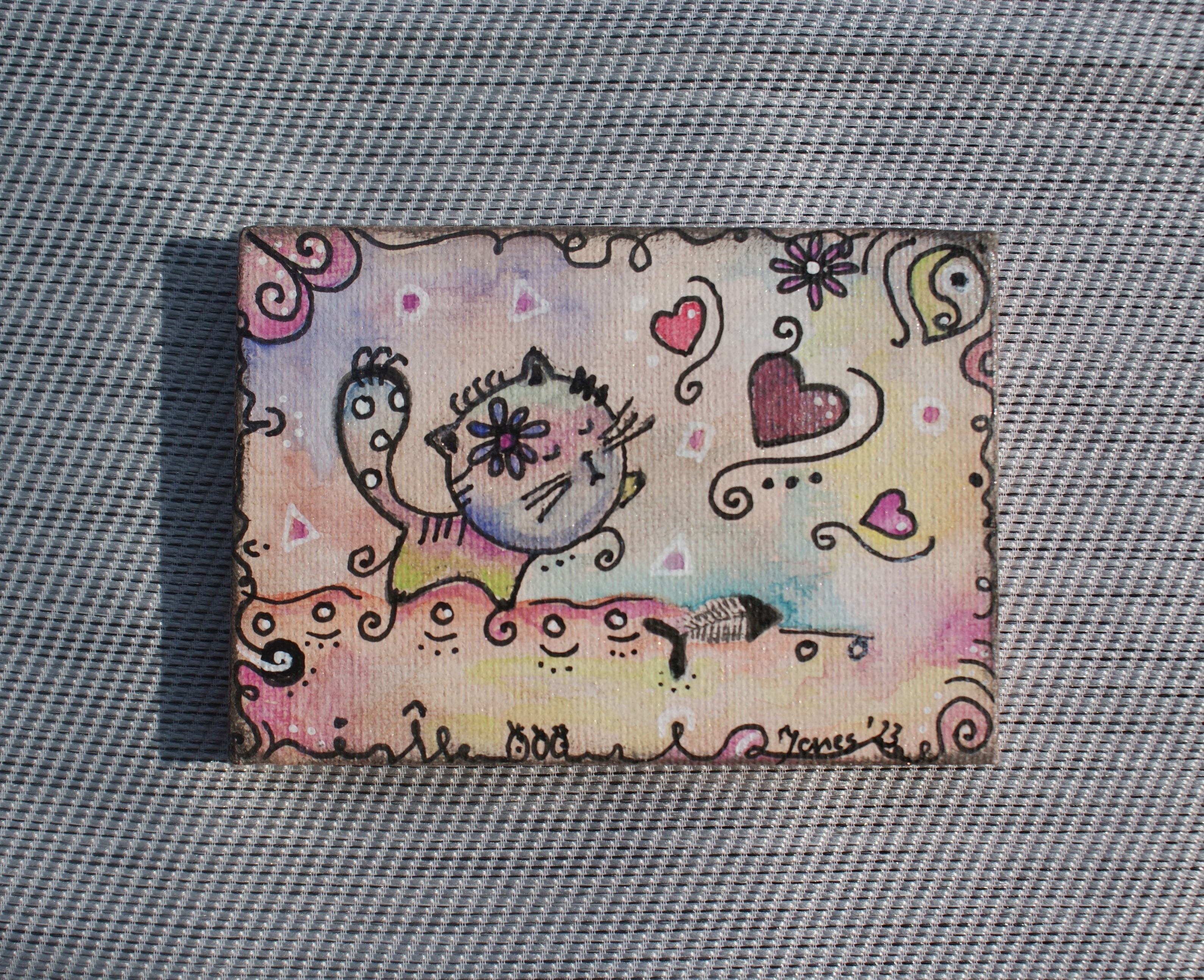 Happy Painting "Miezekatze" von Mayd in Germany Schmuck und Geschenke