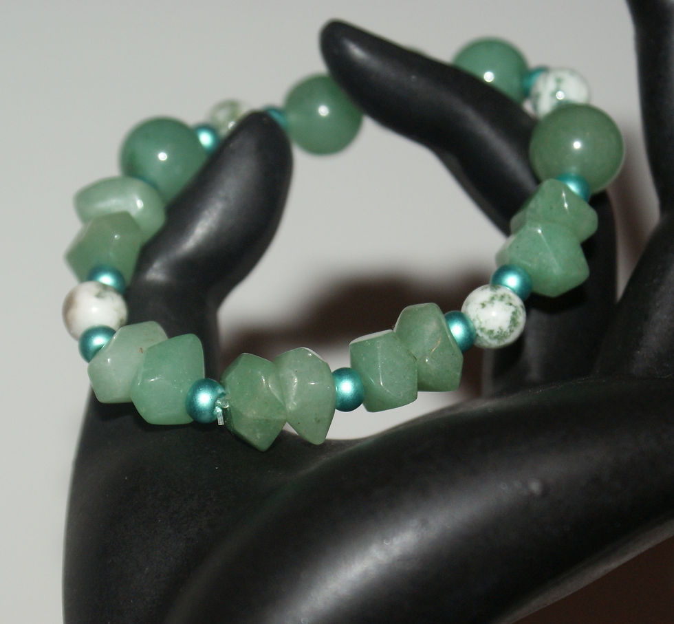 Miniaturbild: Aventurin-Armband von Mayd in Germany Edelsteinschmuck