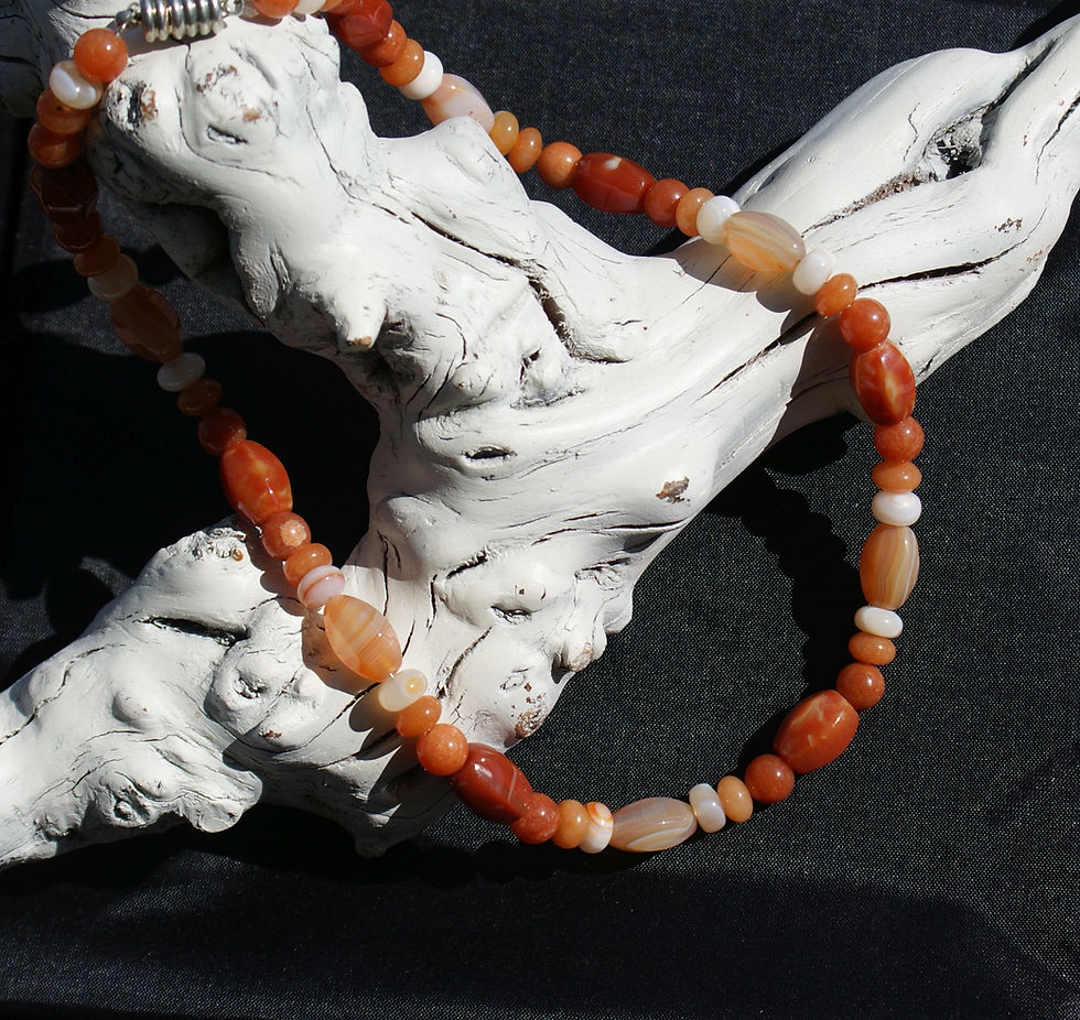 Karneol-Achat-Kette-handmade-Mayd-in-Germany