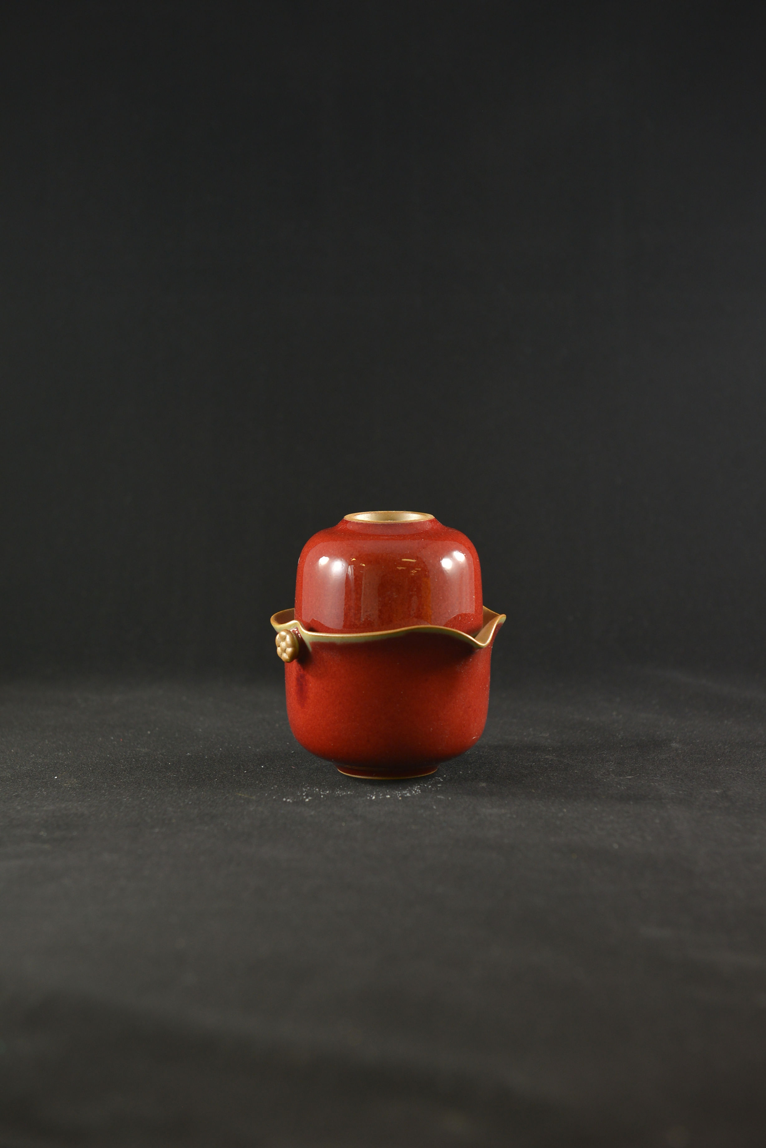 Jun Porcelain Teapot from Song Dynasty Royal Kiln - Teapot for Pouring, Red