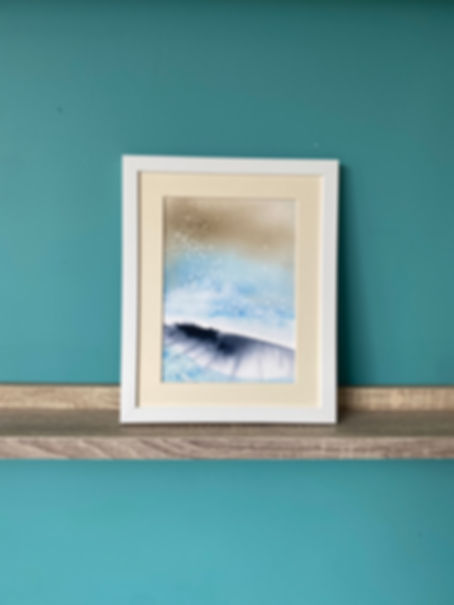 'The Frost Line' original watercolour painting by Worthing artist Marie Vickers