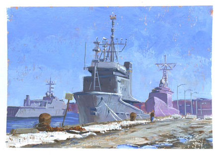 Cold Dry Docked Navy Yard
 01.08.22