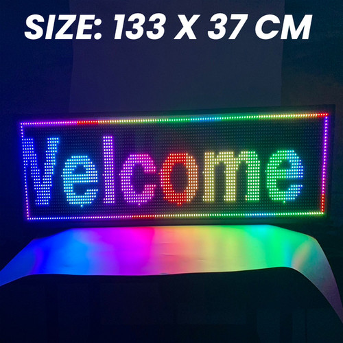 Movable Text Sign LED text moving - RGB - P10 (3 size options) | Bangkoksigns