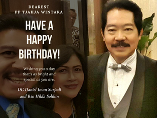 Happy Birthday PP Tjahja Wintaka of RC Yogyakarta Malioboro