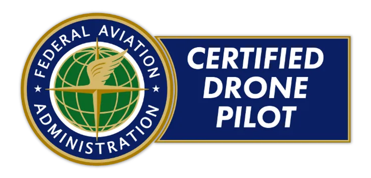 FAA Certified Drone Pilot badge