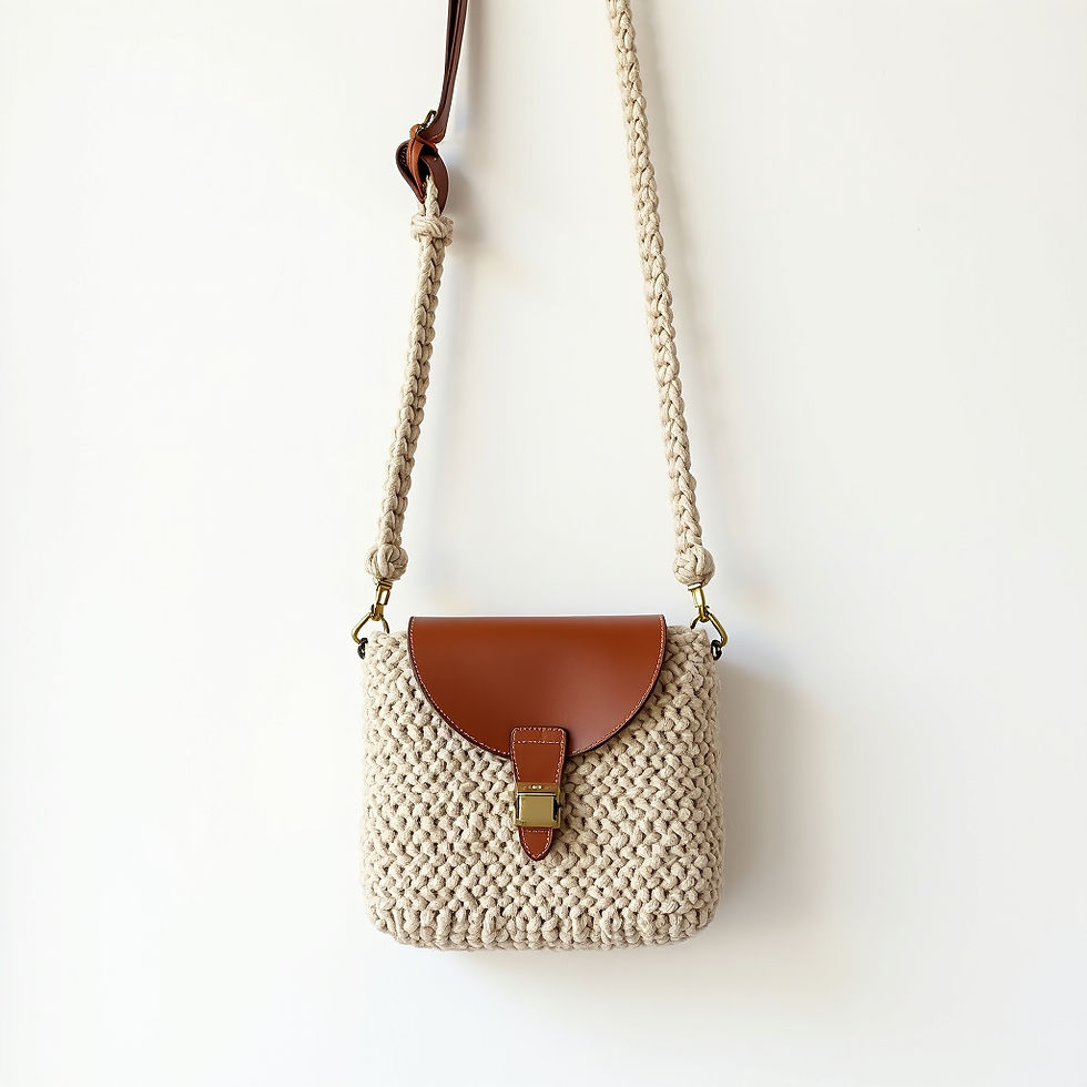Bolso Cruzado Macramé