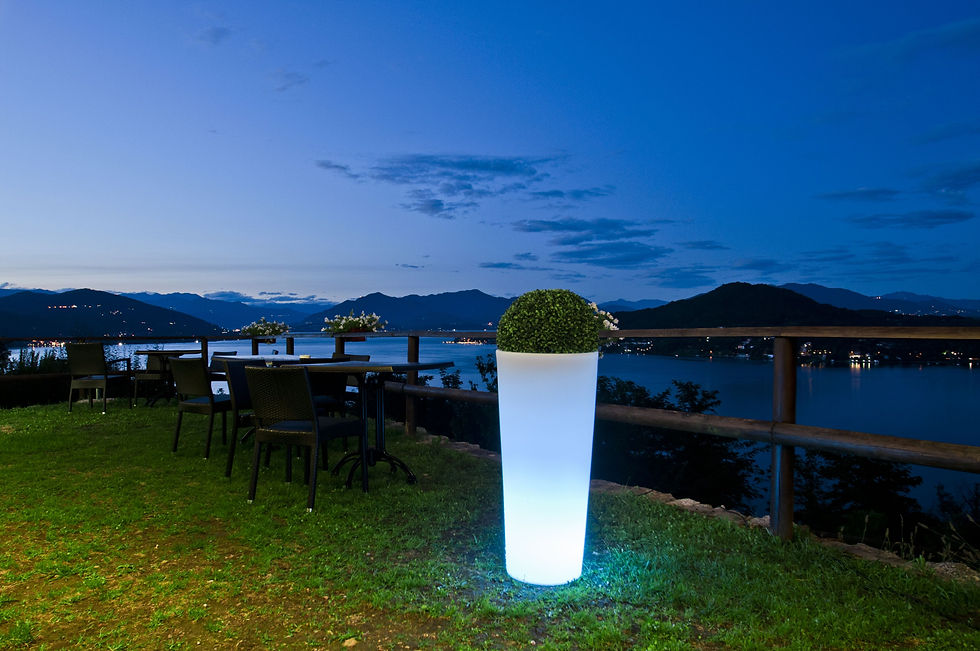 Miniatura: Vaso luminoso "Sunset Tondo 85"con Bosso