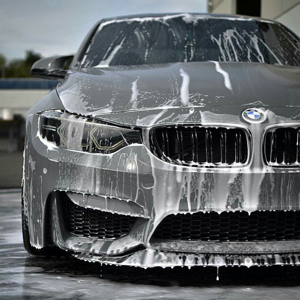 BMW wash and wax