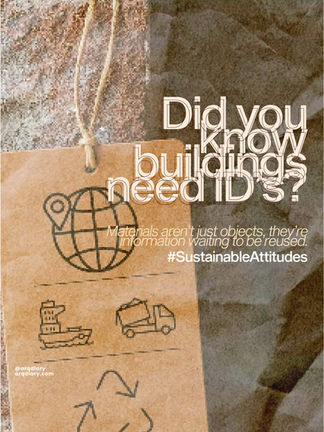 Did you know Buildings need ID's? - Material Passports is the answer