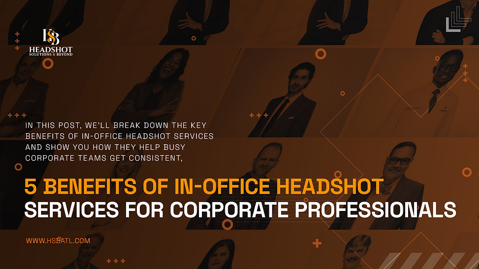 5 Benefits of In-Office Headshot Services for Corporate Professionals