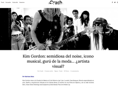 Kim Gordon: semidiosa del noise, icono musical, gurú de la moda… ¿artista visual?
