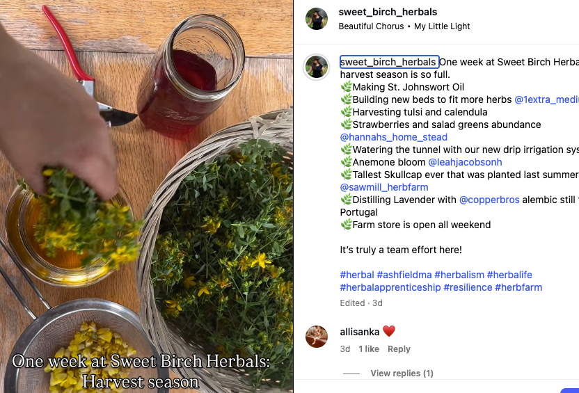 Watch video of making oil