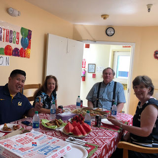 resident birthday party