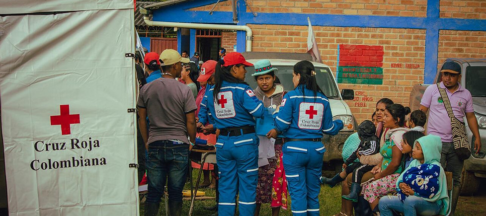 Atención Cruz Roja Colombiana