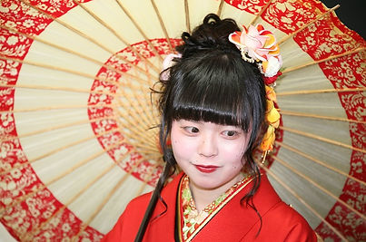 八王子　美容室　成人式　振袖　着付