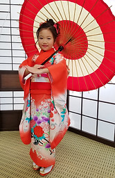八王子　七五三　7歳　着付