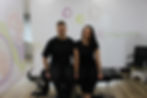 Nat and Dan on treatment bed - 2.JPG