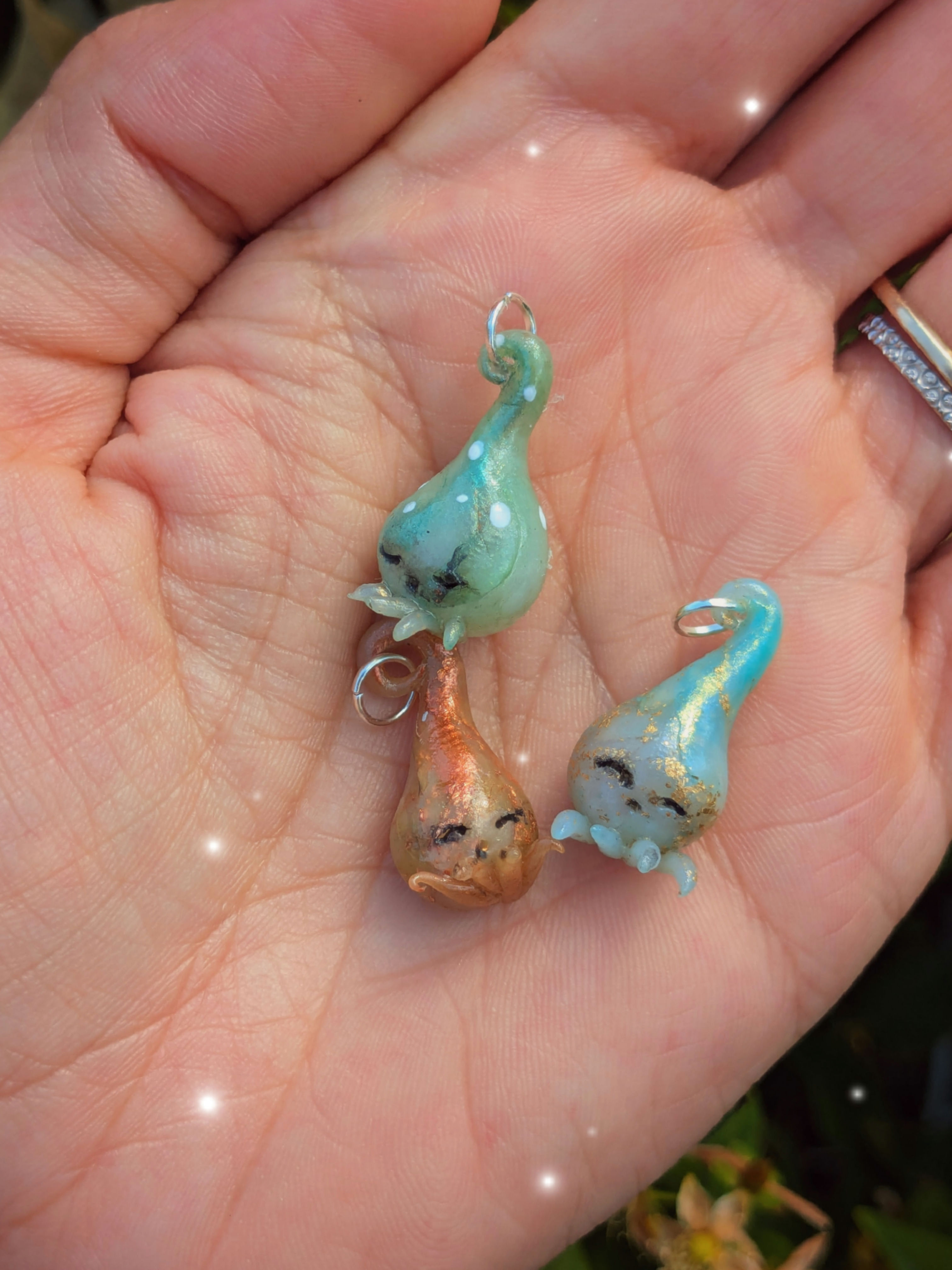 Lot de 3 Babys Lilipüs en pendentif