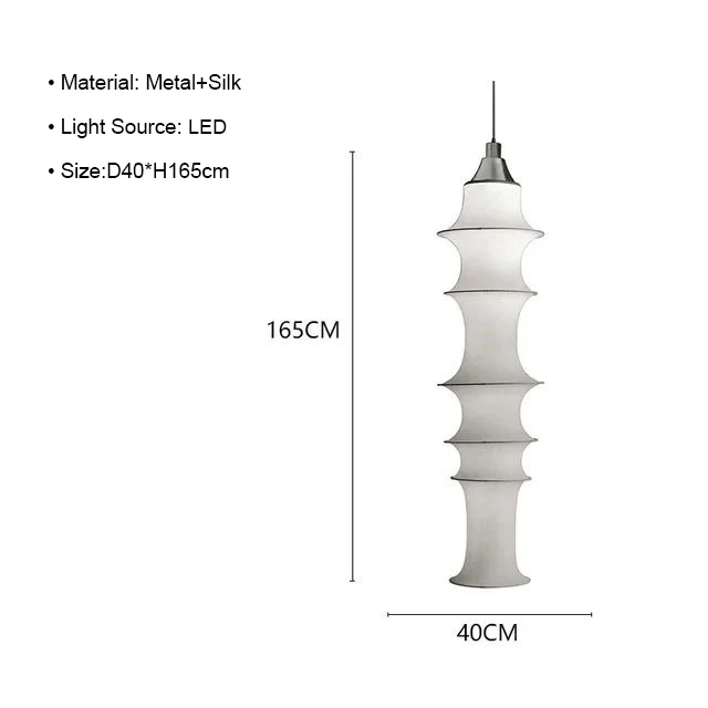 Thumbnail: Liora Sculptural Fabric Floor Lamp