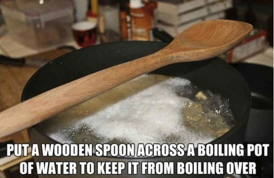 Stop a pot from boiling over