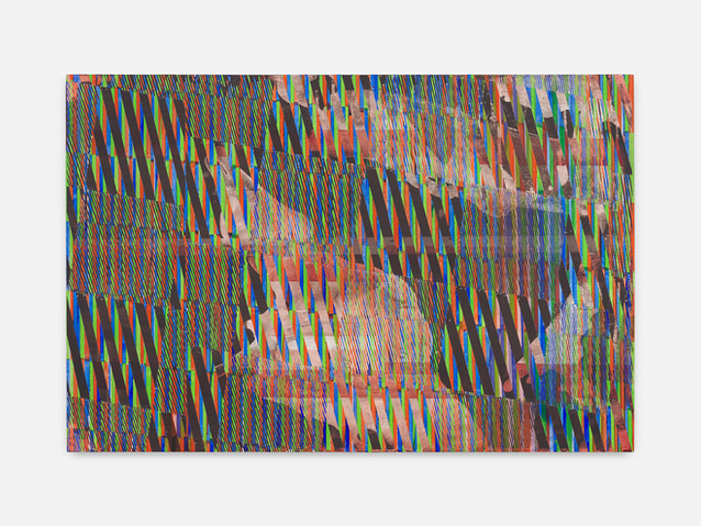 Christof John, 2024, untitled (TM I), Acrylic, Pencil, MDF, 55 x 82,5 x 2,1 cm