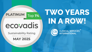 CSI awarded EcoVadis Platinum... again!