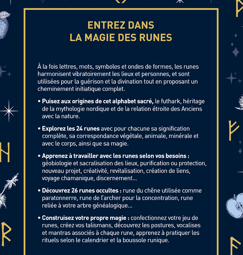 Miniature : Ma bible des runes de Nathalie Limauge