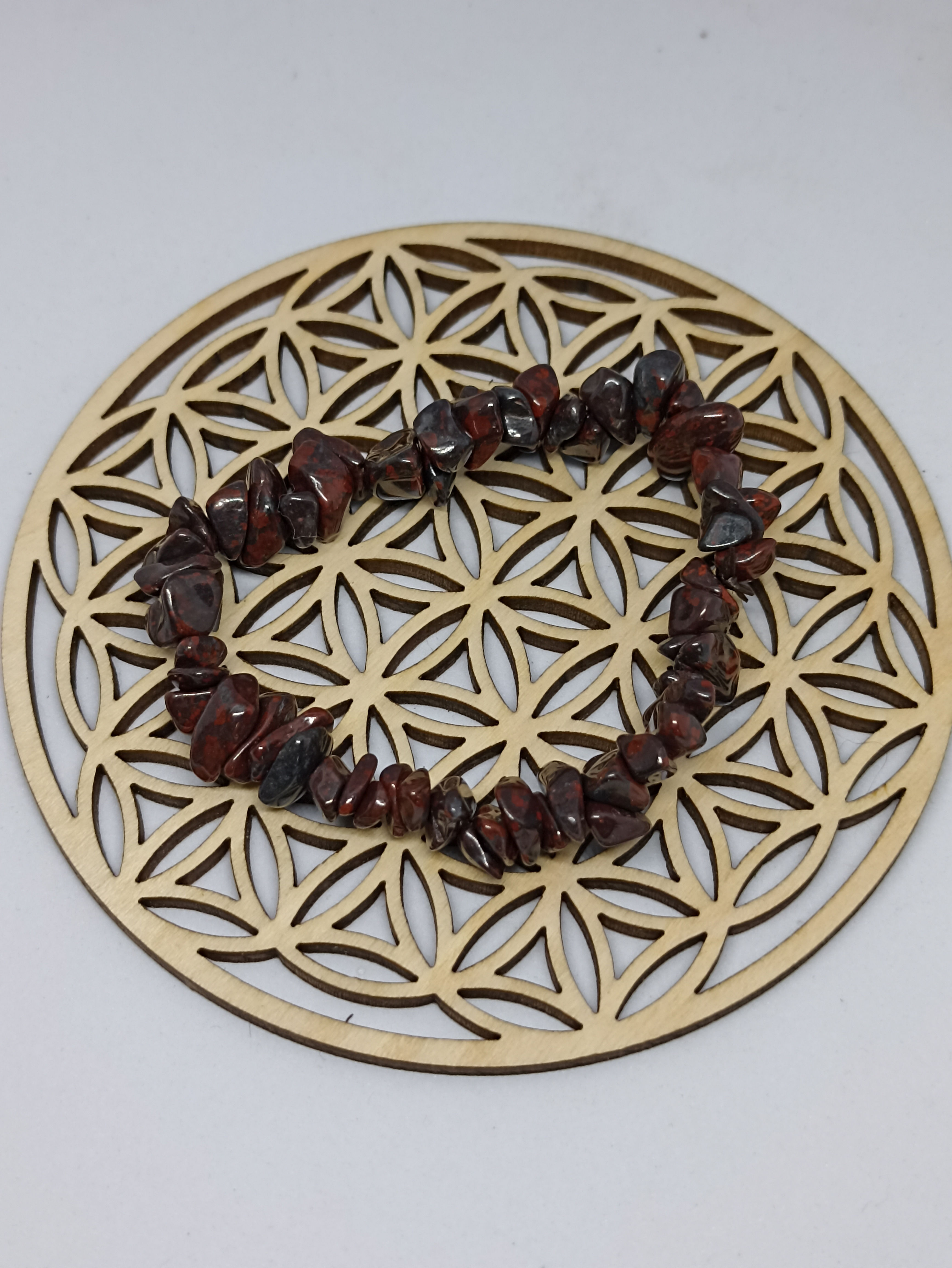 Bracelet baroque en oeil de fer