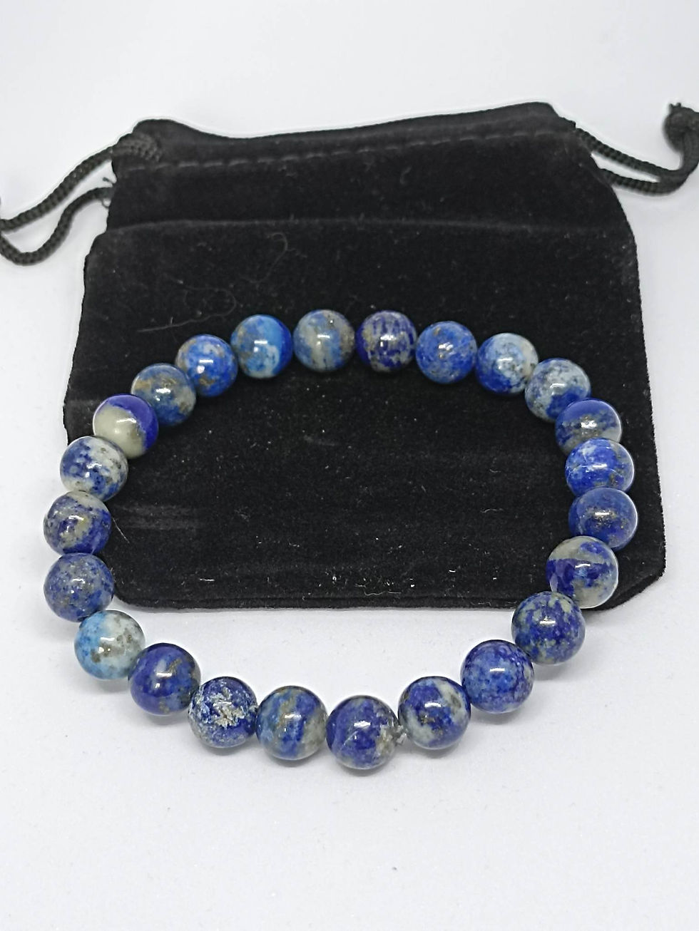 Miniature : Bracelet en pierres naturelles lapis lazuli
