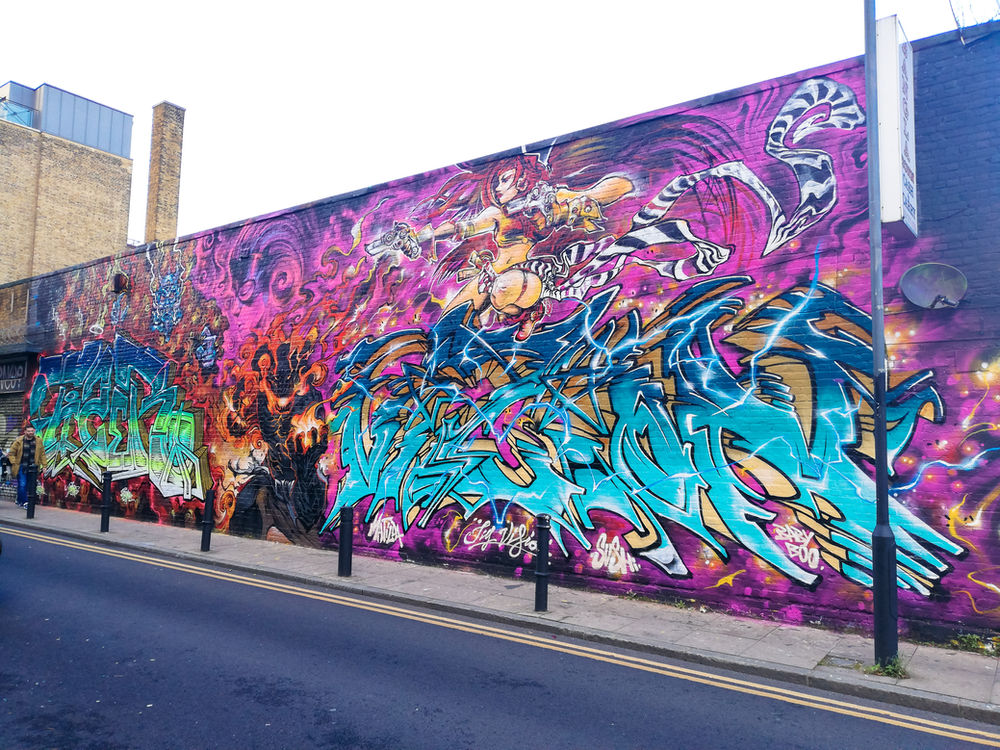 Graffiti Burner Wall