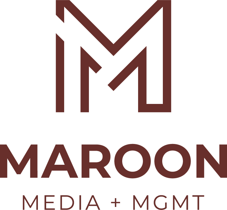 Logo for Maroon Media and Managment
